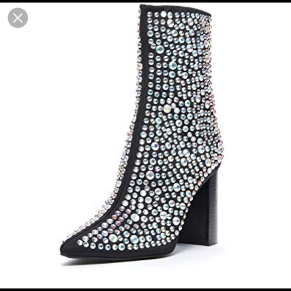 Jeffery Campbell Siren Booties Sparkle - Picture 2 of 4